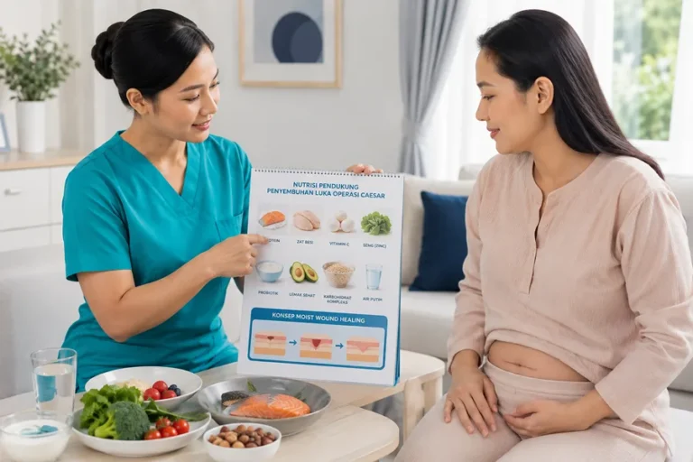 Makanan agar Luka Operasi Caesar Cepat Kering: Memahami Nutrisi dan Konsep Moist Wound Healing