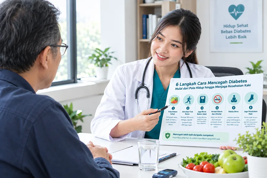 6 Langkah Cara Mencegah Diabetes Mulai dari Pola Hidup hingga Menjaga Kesehatan Kaki 1